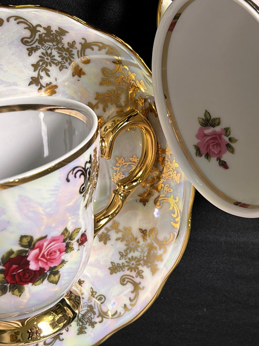 Coffee cup ''Red luster'', 2 pcs