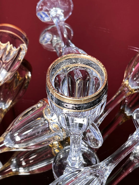 Set ''Safari'' gold-platinum 6 pcs