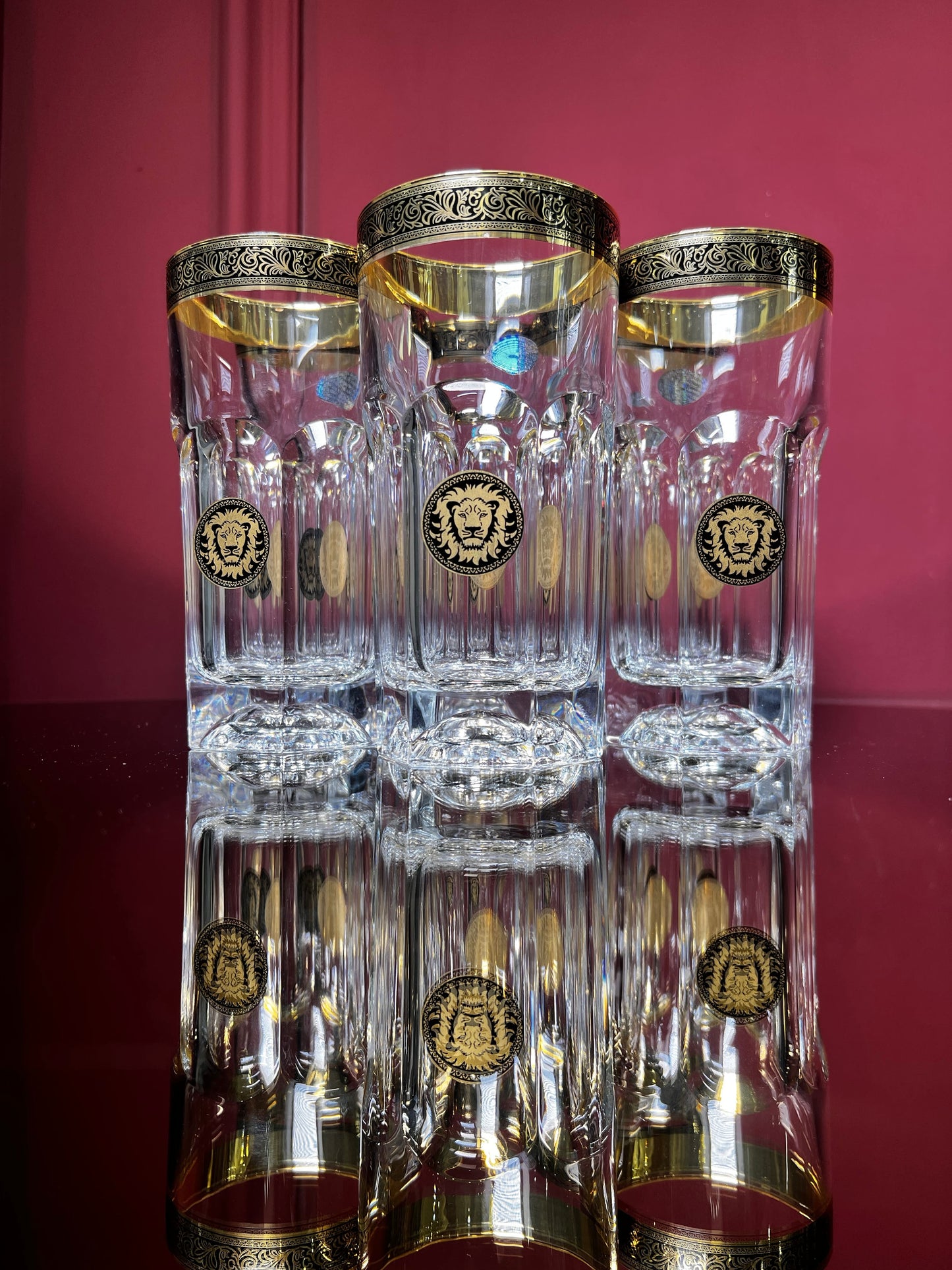 Long drink glass set "Leo" 370 ml (41-141) 6 pcs
