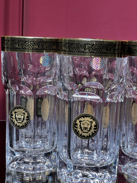 Long drink glass set "Leo" 370 ml (41-141) 6 pcs