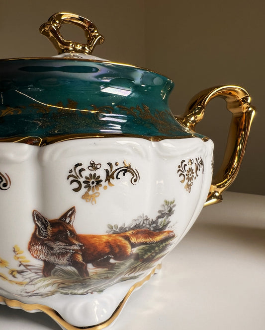 Tea set ''Green hunter''