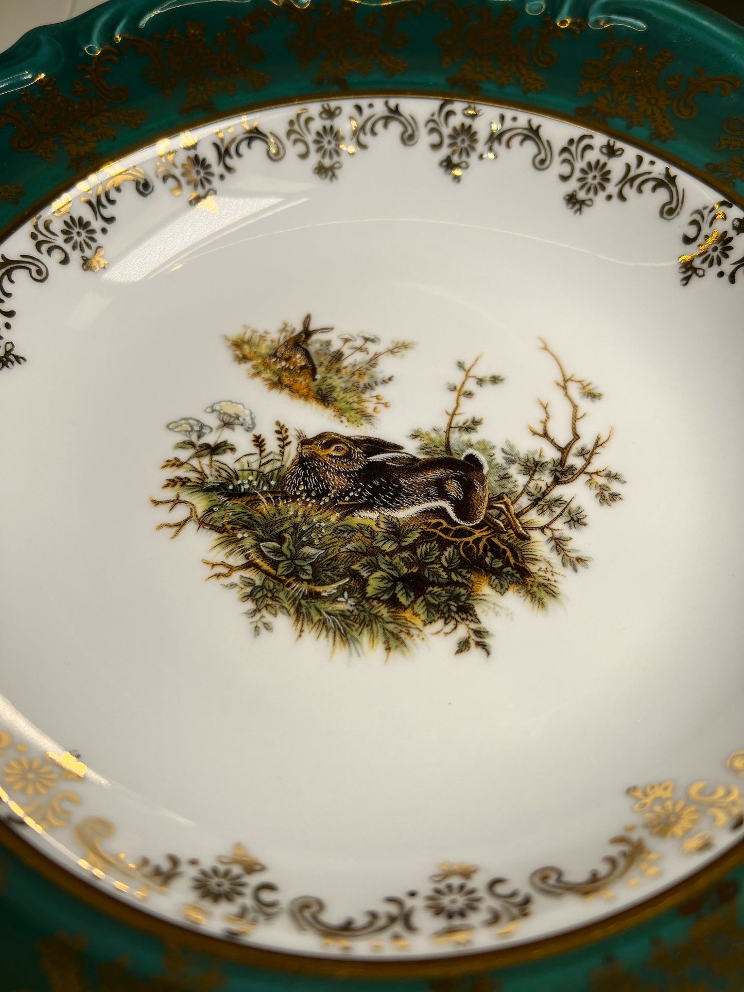 Dinner set ''Green hunter''