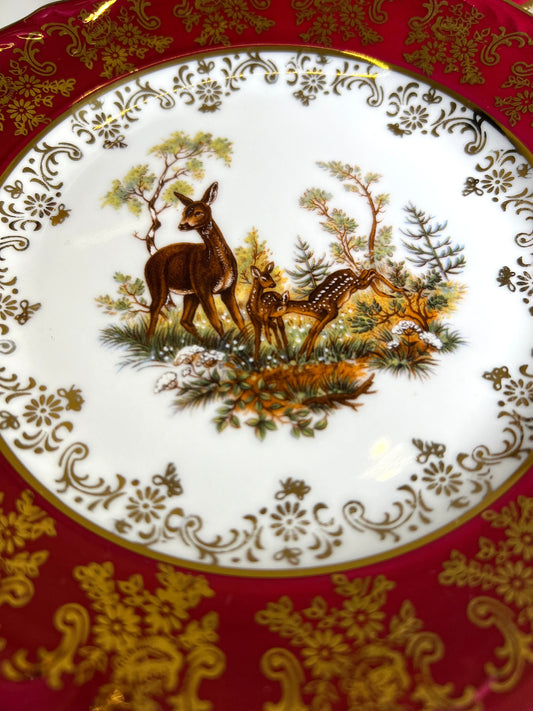 Dinner set ''Purple hunter''