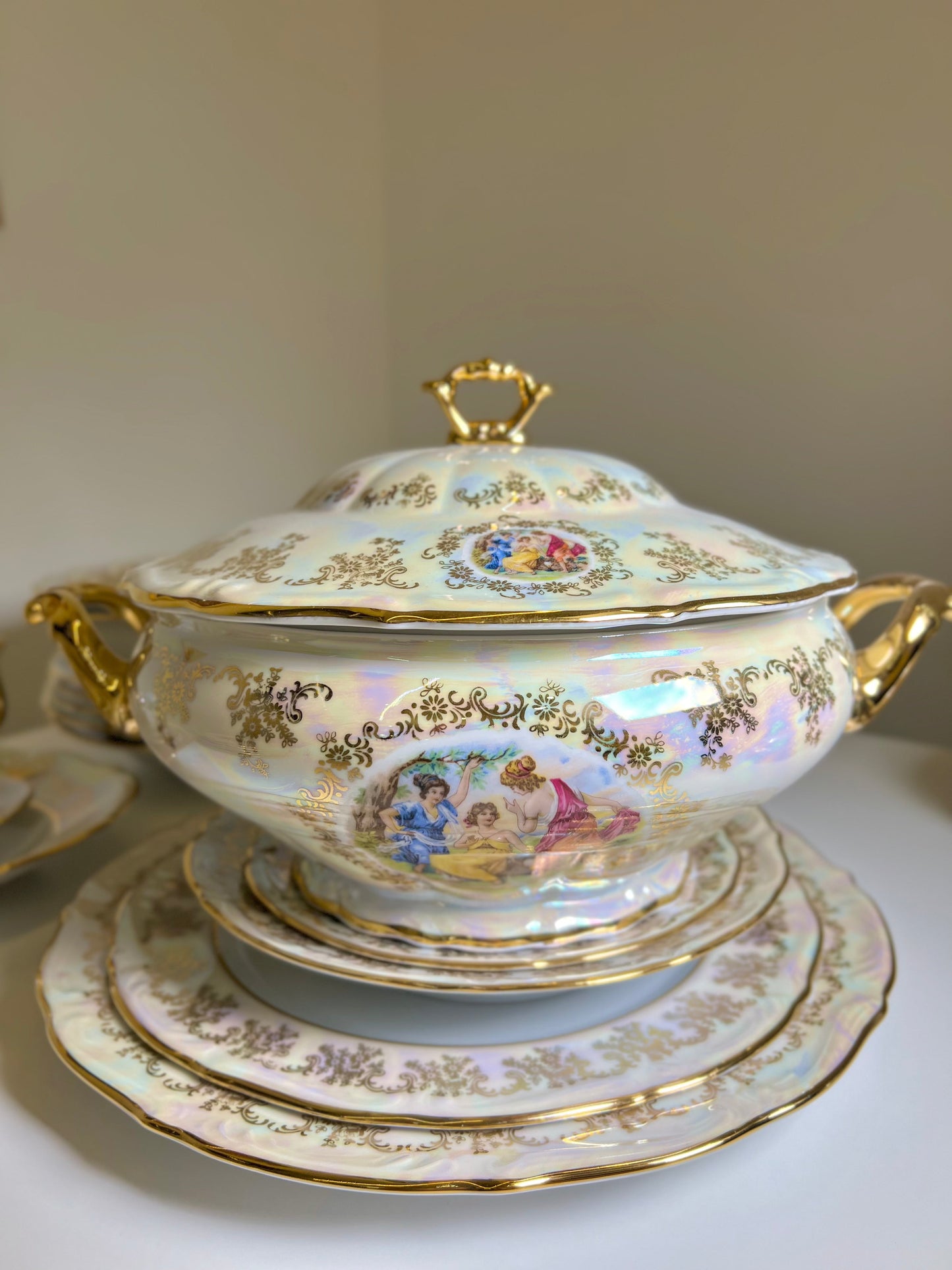 Dinner set ''Pearl elegance''