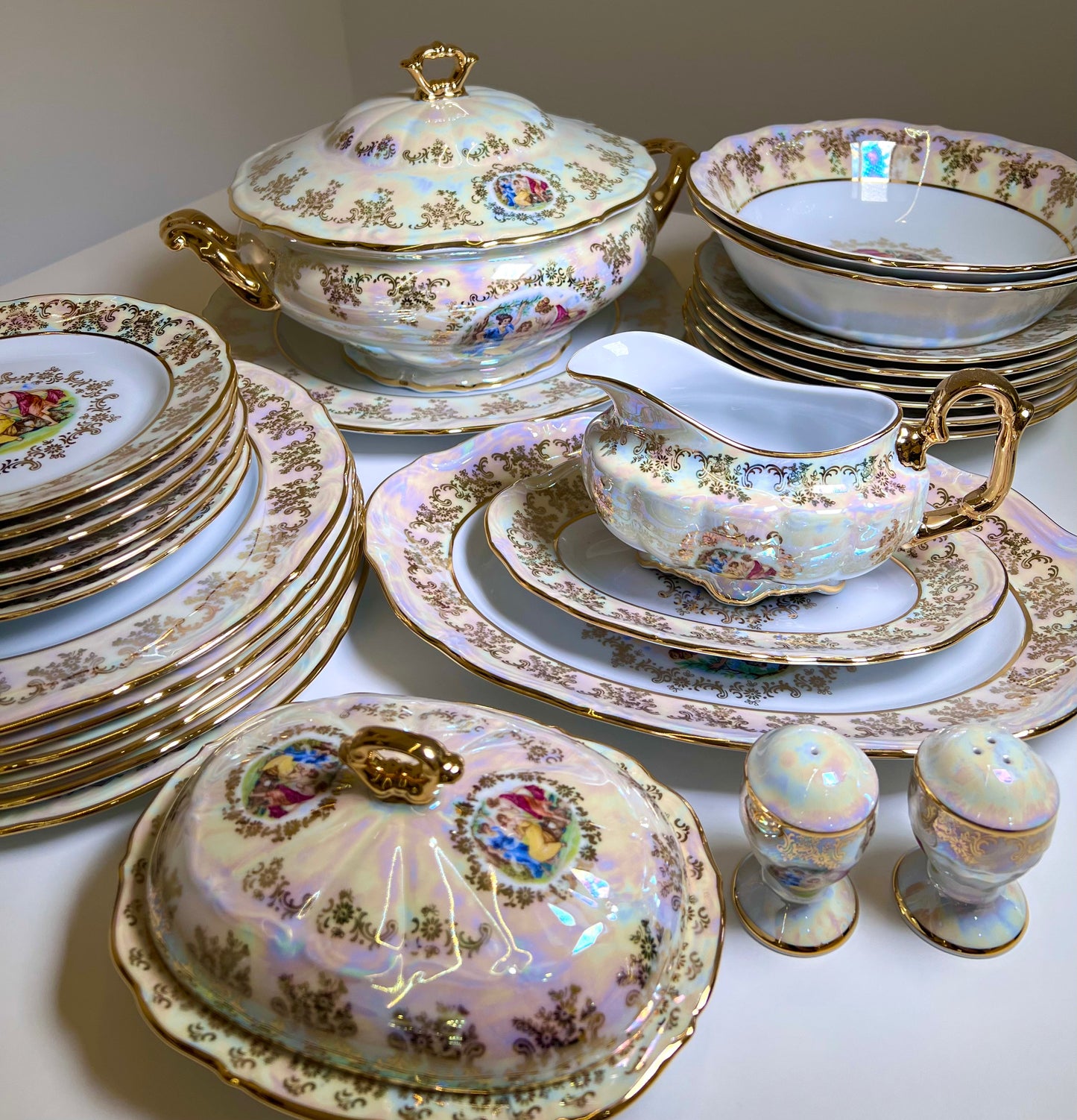 Dinner set ''Pearl elegance''