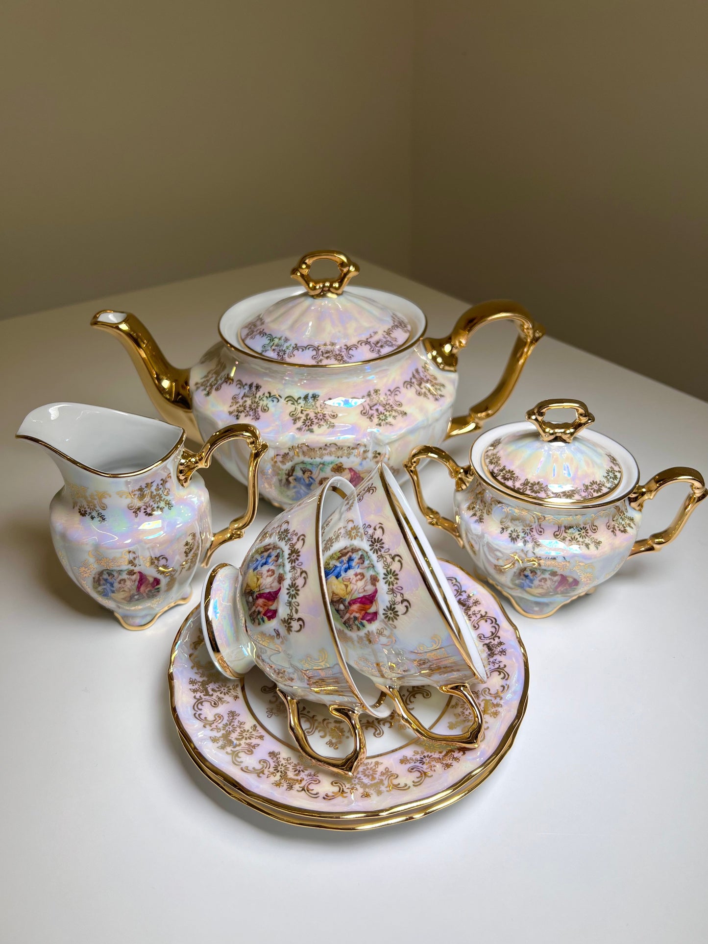 Tea set ''Pearl elegance''