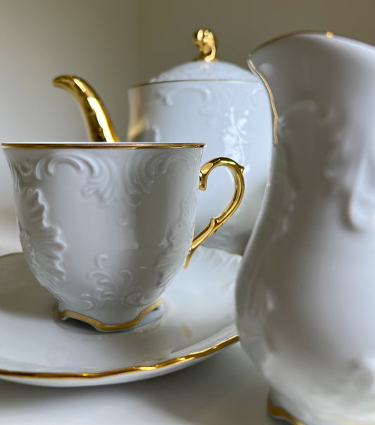 Tea set ''Golden line''