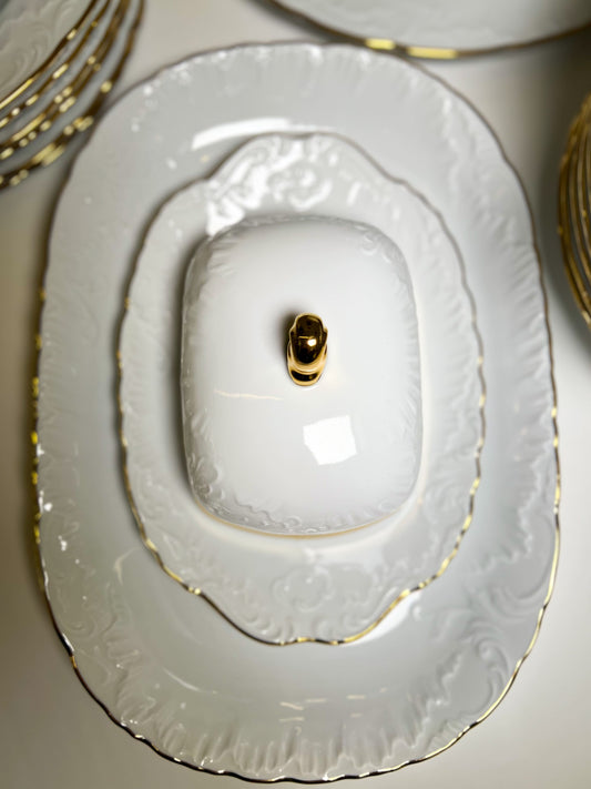 Dinner set ''Golden line''