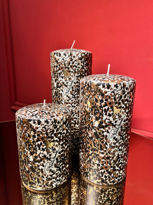 Cavalli cilindric candle H 25 cm