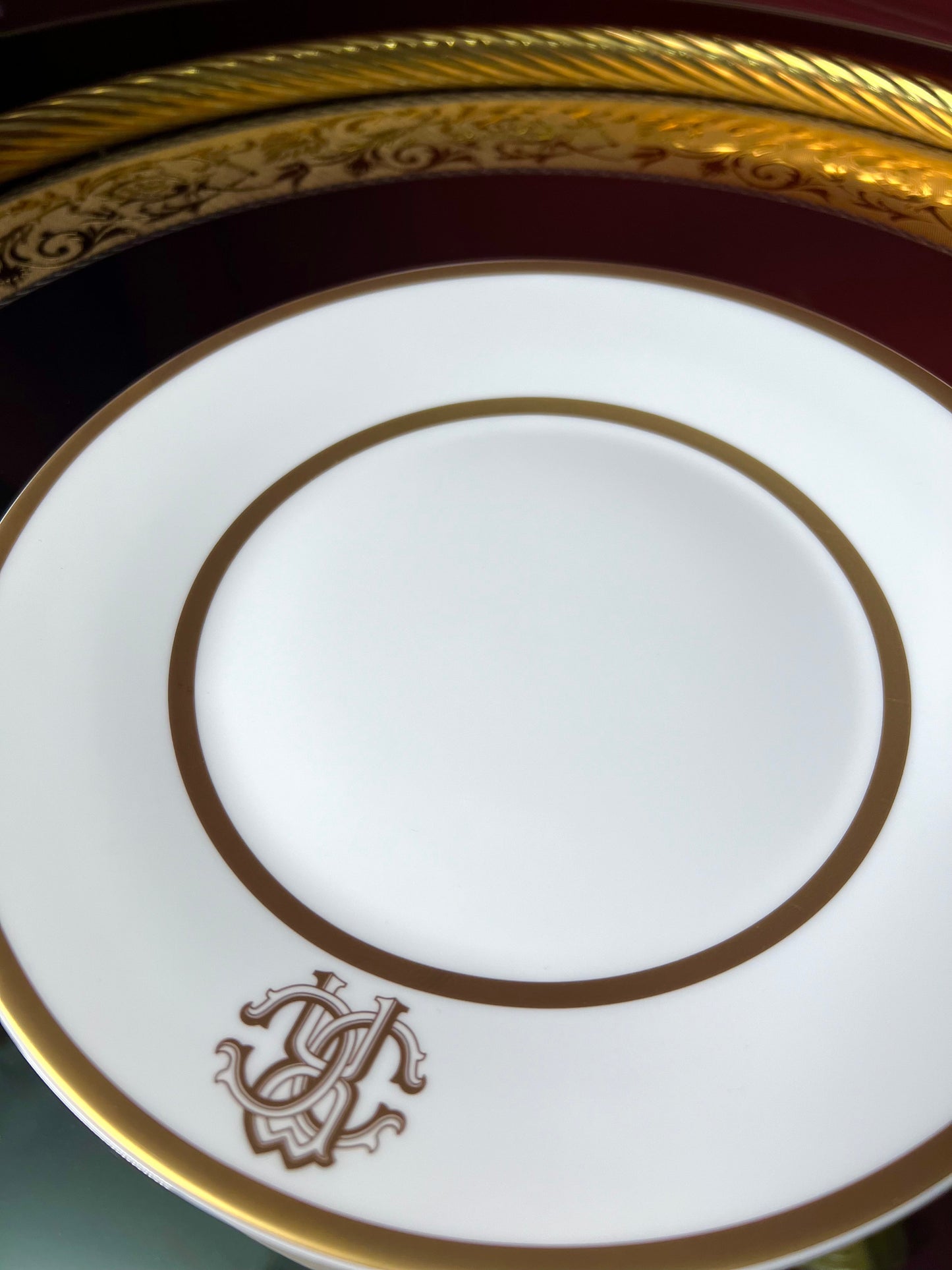 Dinner Plate – Silk Gold