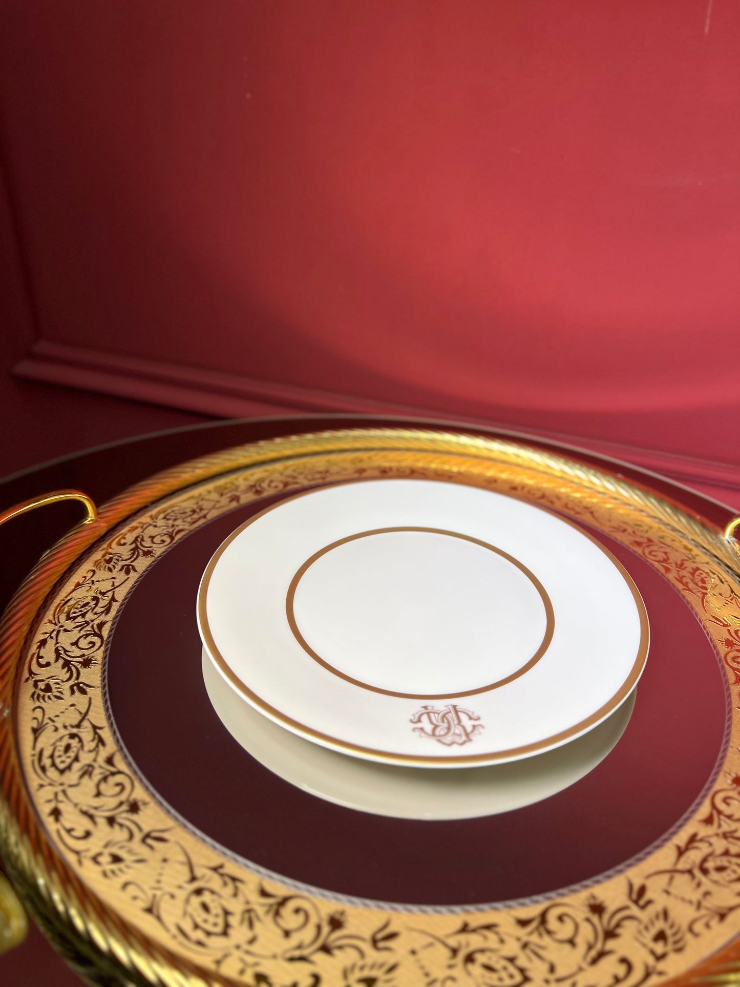 Dinner Plate – Silk Gold