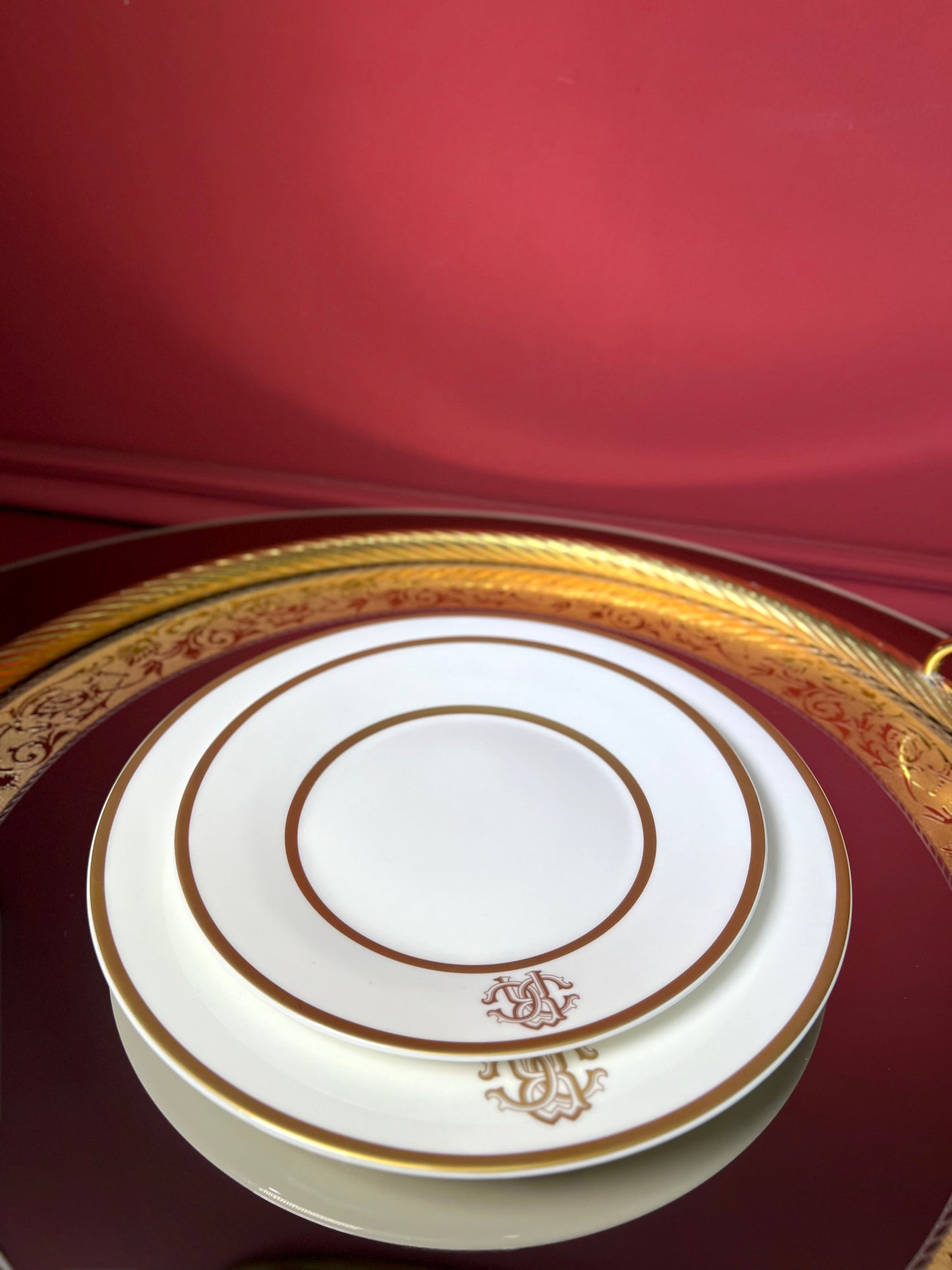 Dinner Plate – Silk Gold