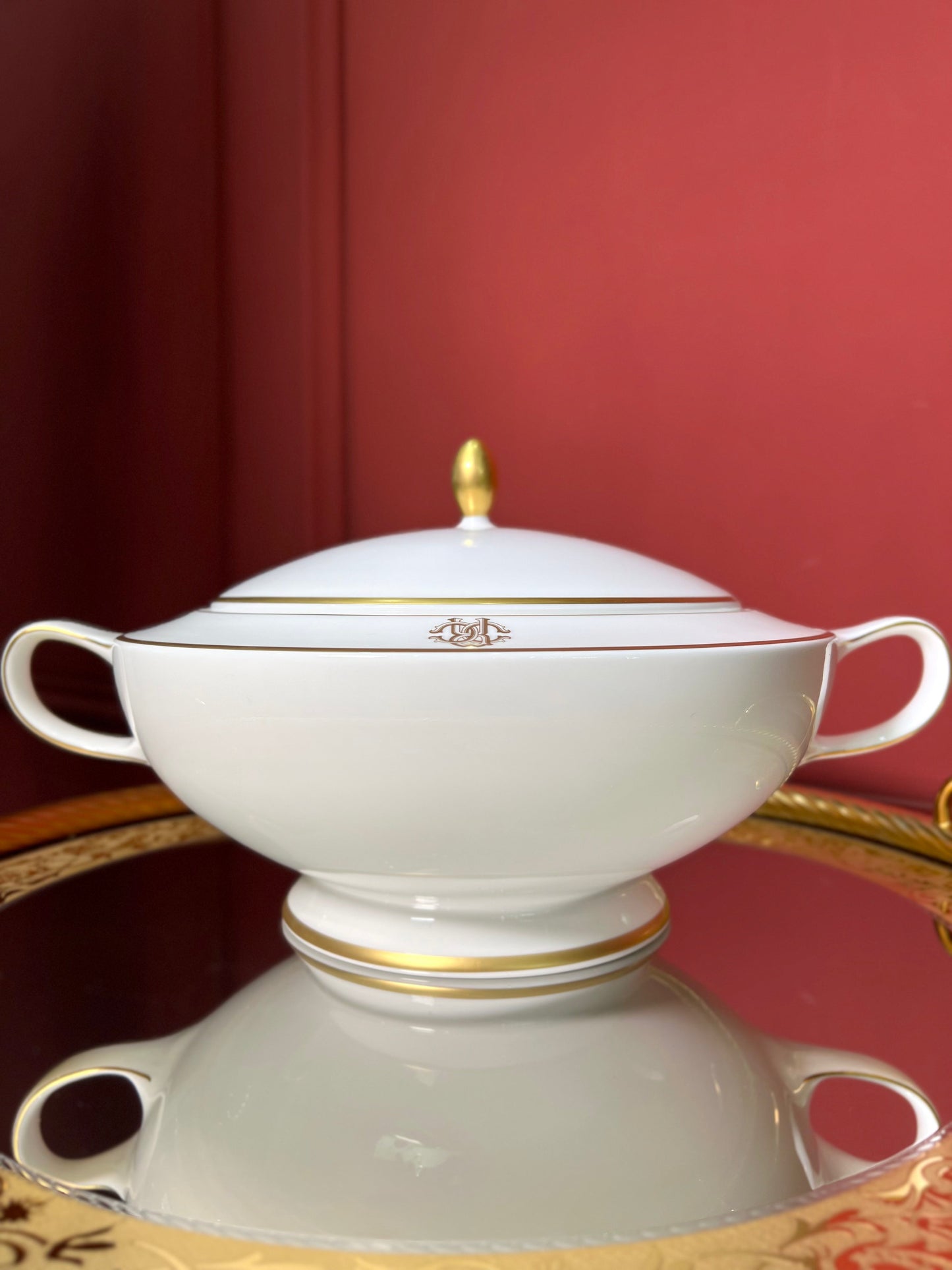Soup Tureen – Silk Gold