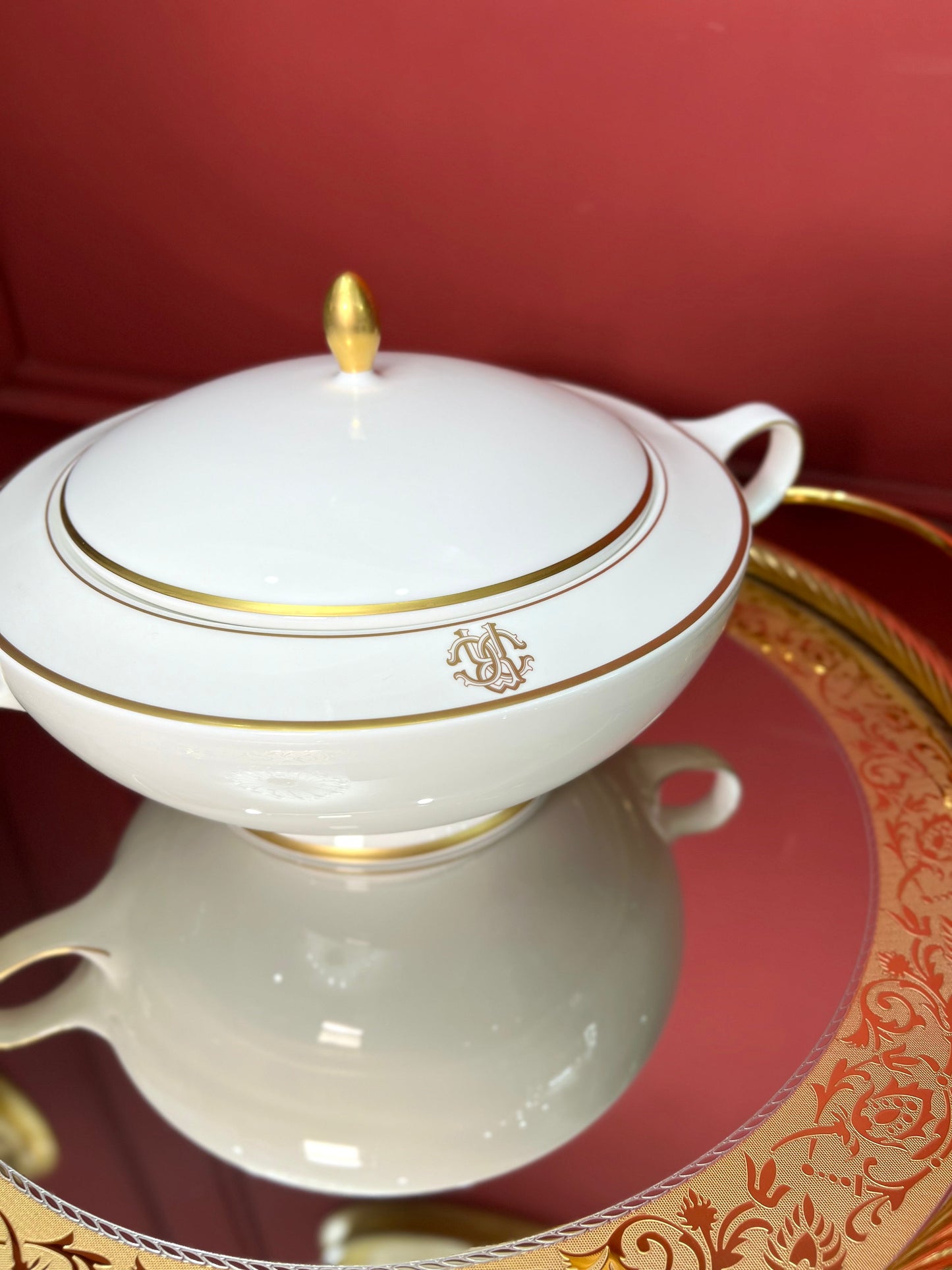 Soup Tureen – Silk Gold
