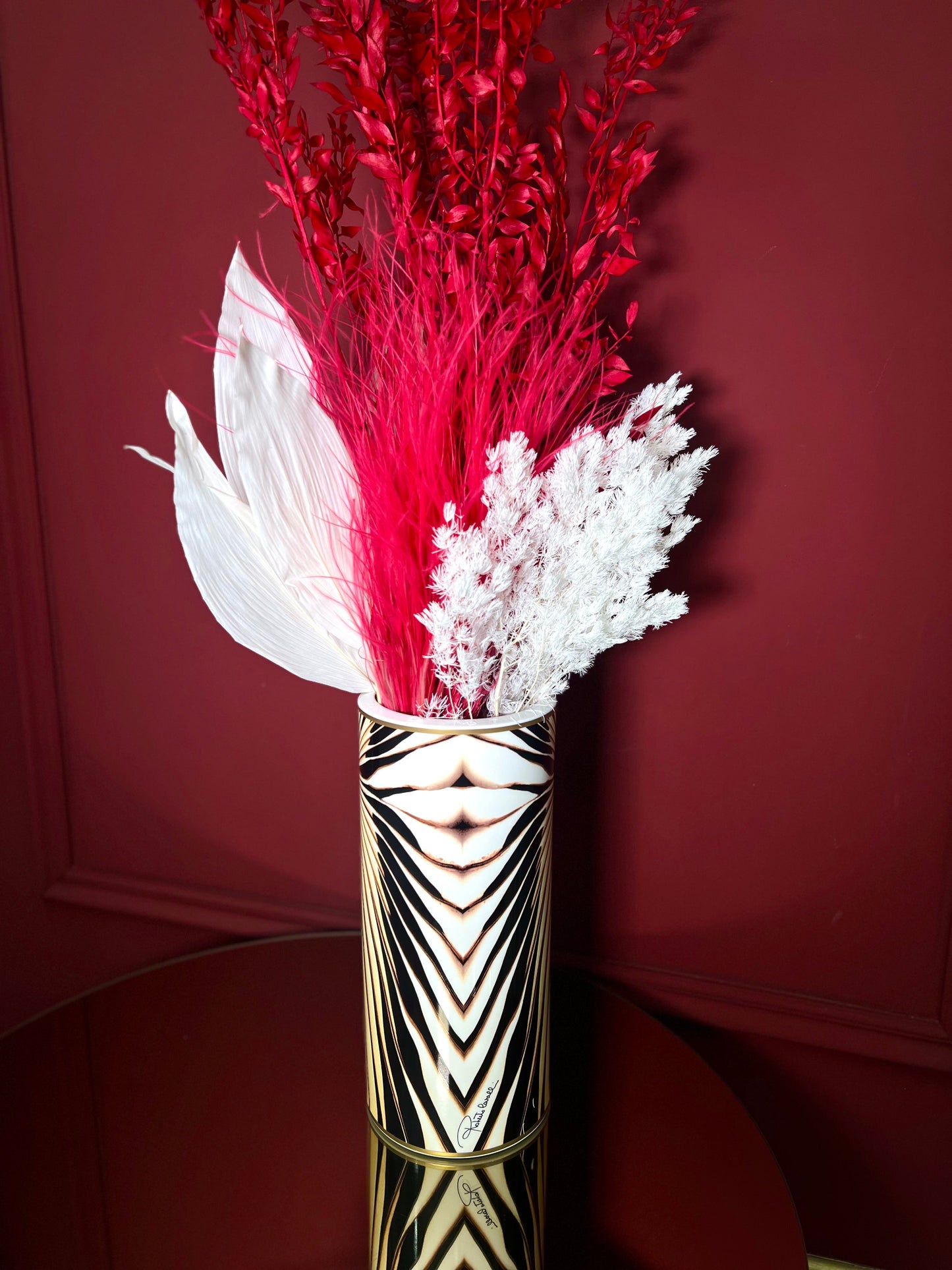 Cavalli vase ''Tiger print''