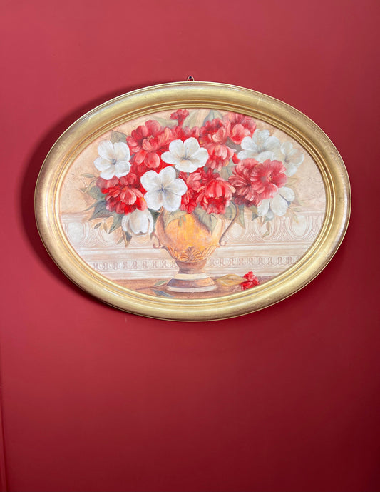 Frame duo '' Vase with flowers''