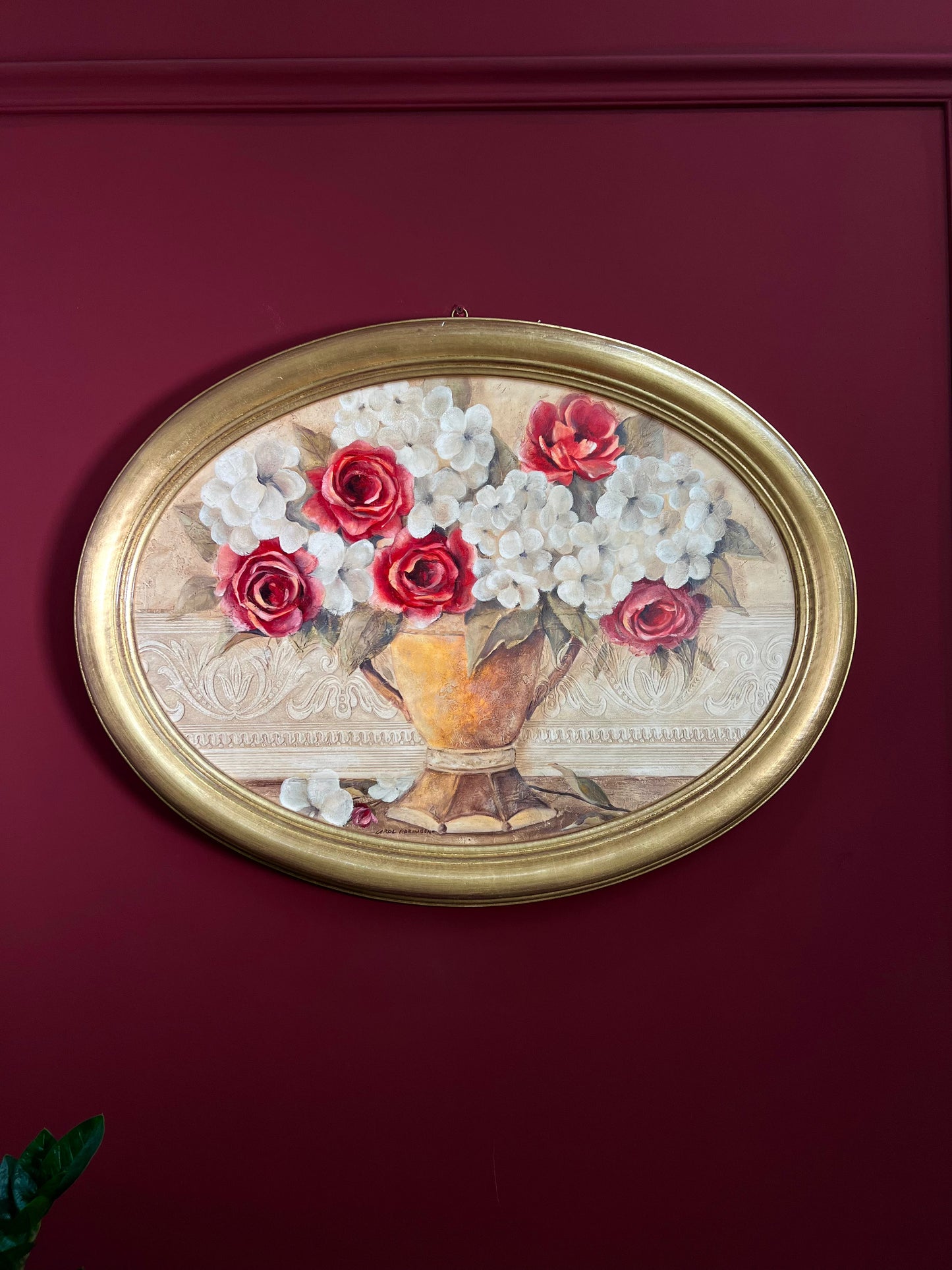 Frame duo '' Vase with flowers''