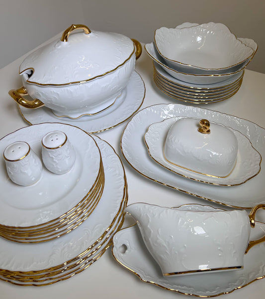 Dinner set ''Golden line''