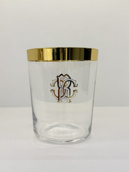 Old Fashion Glass – New Monogram Gold
