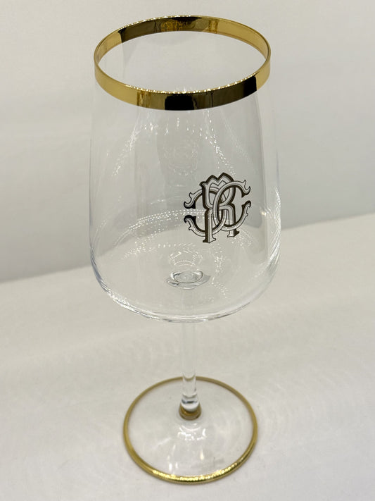 Water Goblet – New Monogram Gold