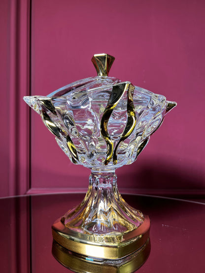 Candy jar ''Rhapsody gold''