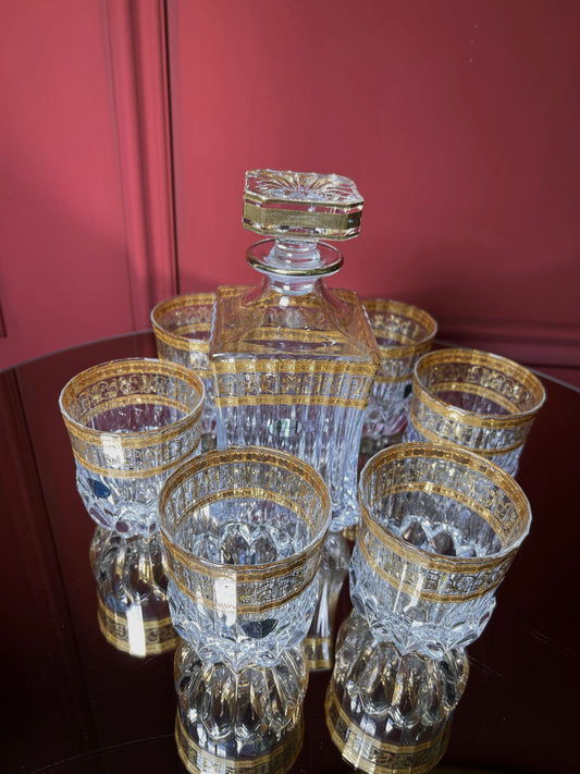 Set "Adagio" decanter 820 ml + 6 whisky glasses 350 ml (65-649/646L)