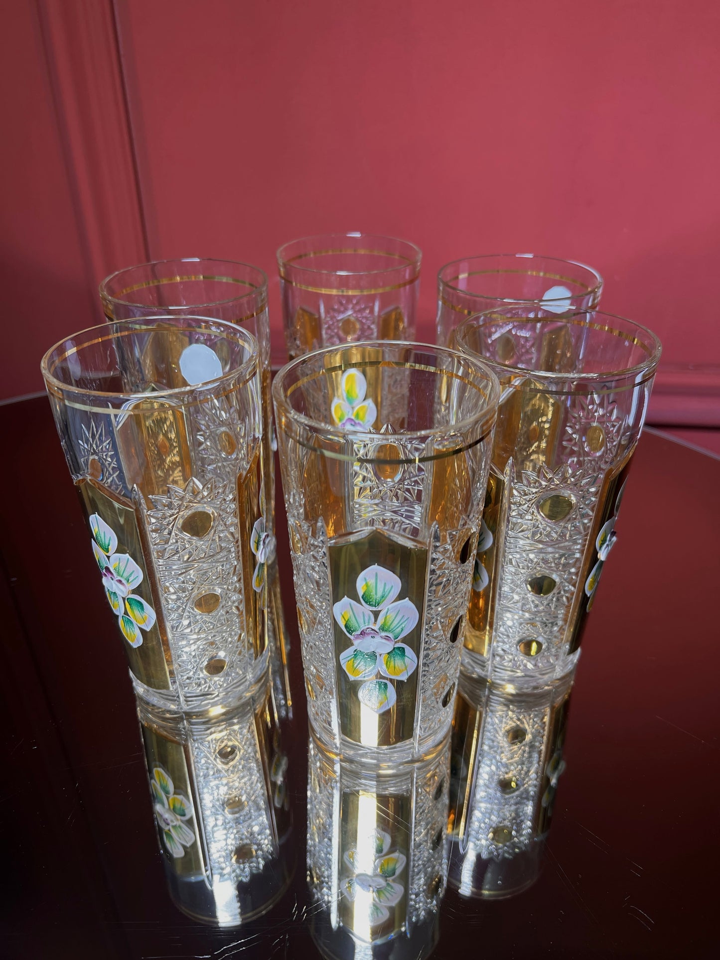 Long drink glass set 6 pcs