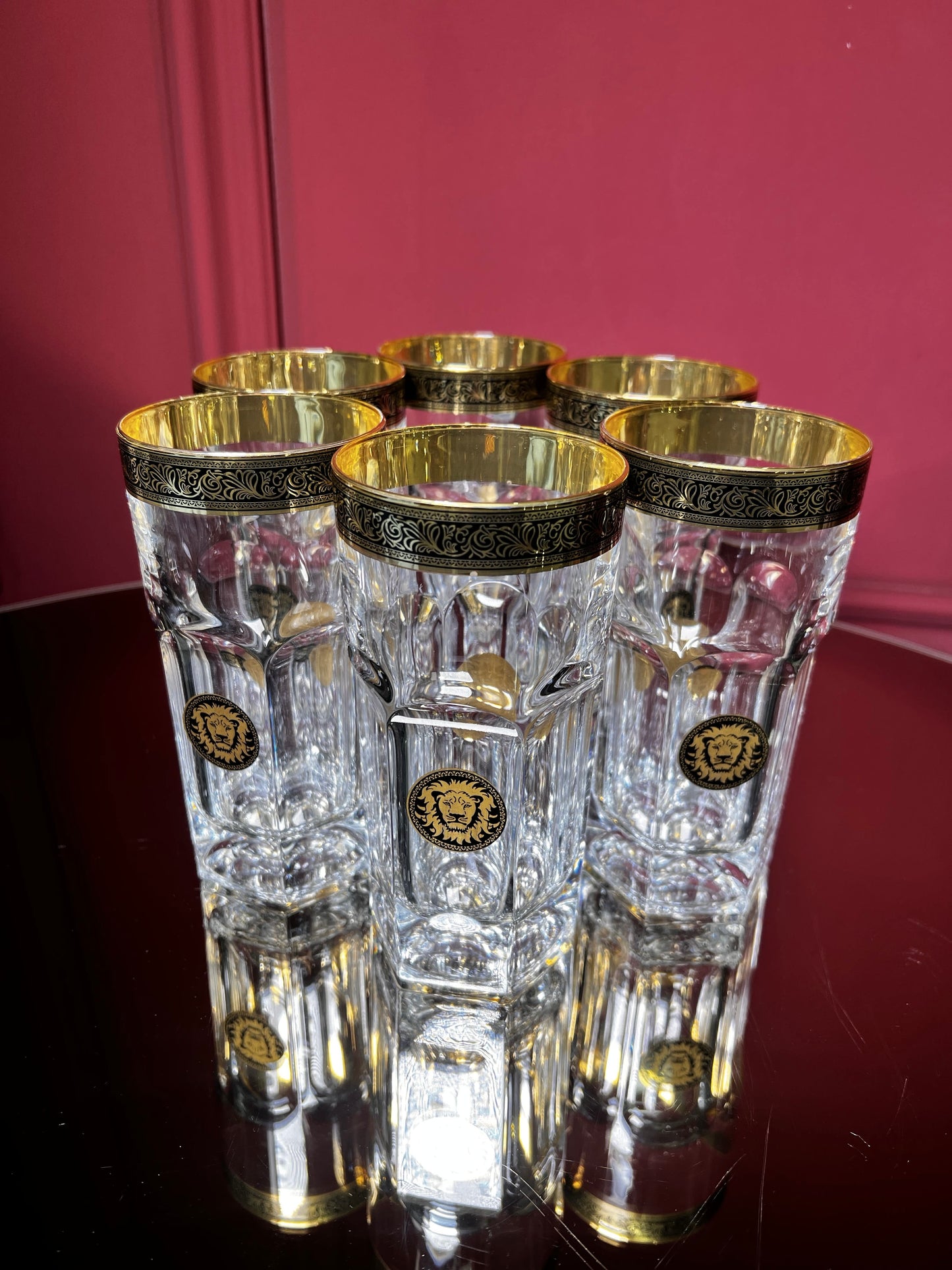 Long drink glass set "Leo" 370 ml (41-141) 6 pcs