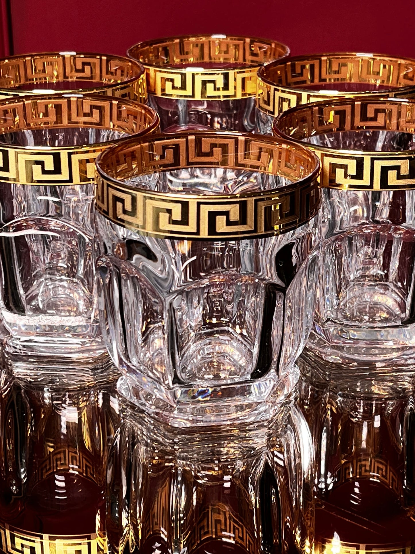 Whisky glass set "Safari Gold" 6 pcs