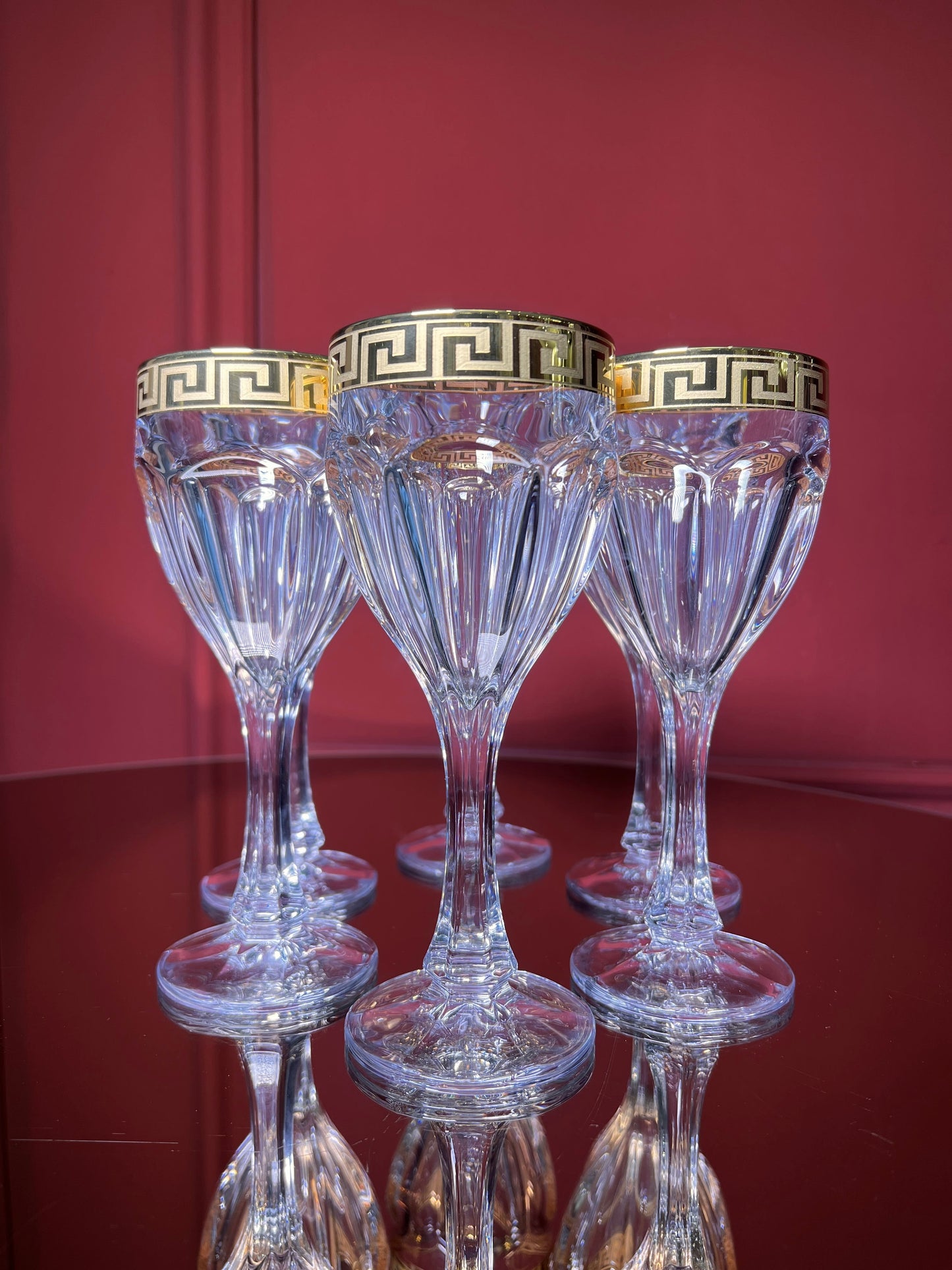 Wine glass set "Safari Gold" 6 pcs