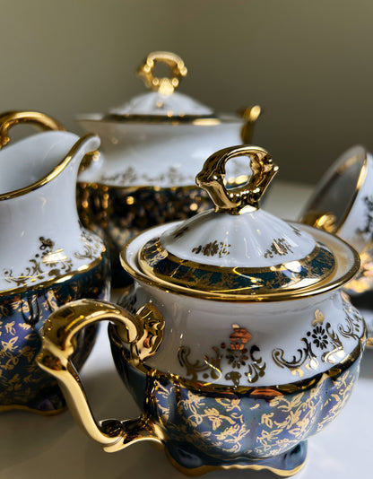 Tea set ''Green leaves''