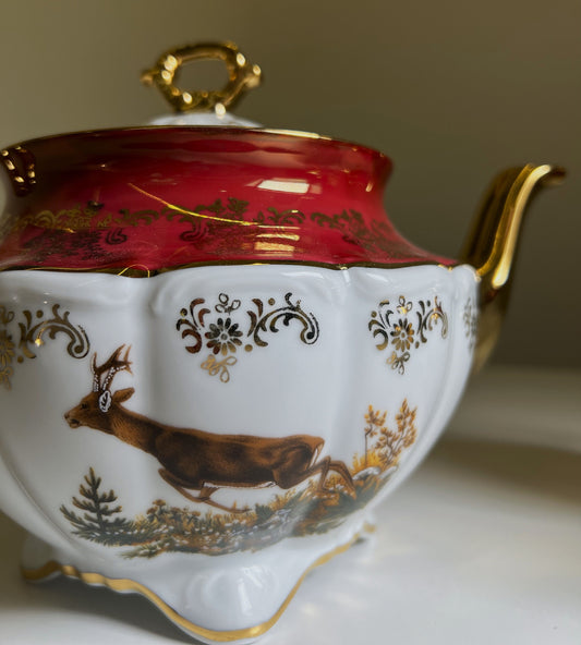 Tea set ''Purple hunter''