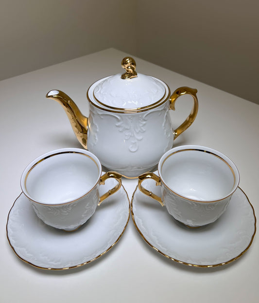 Tea set ''Golden line''