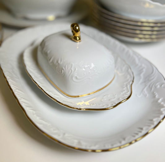 Dinner set ''Golden line''