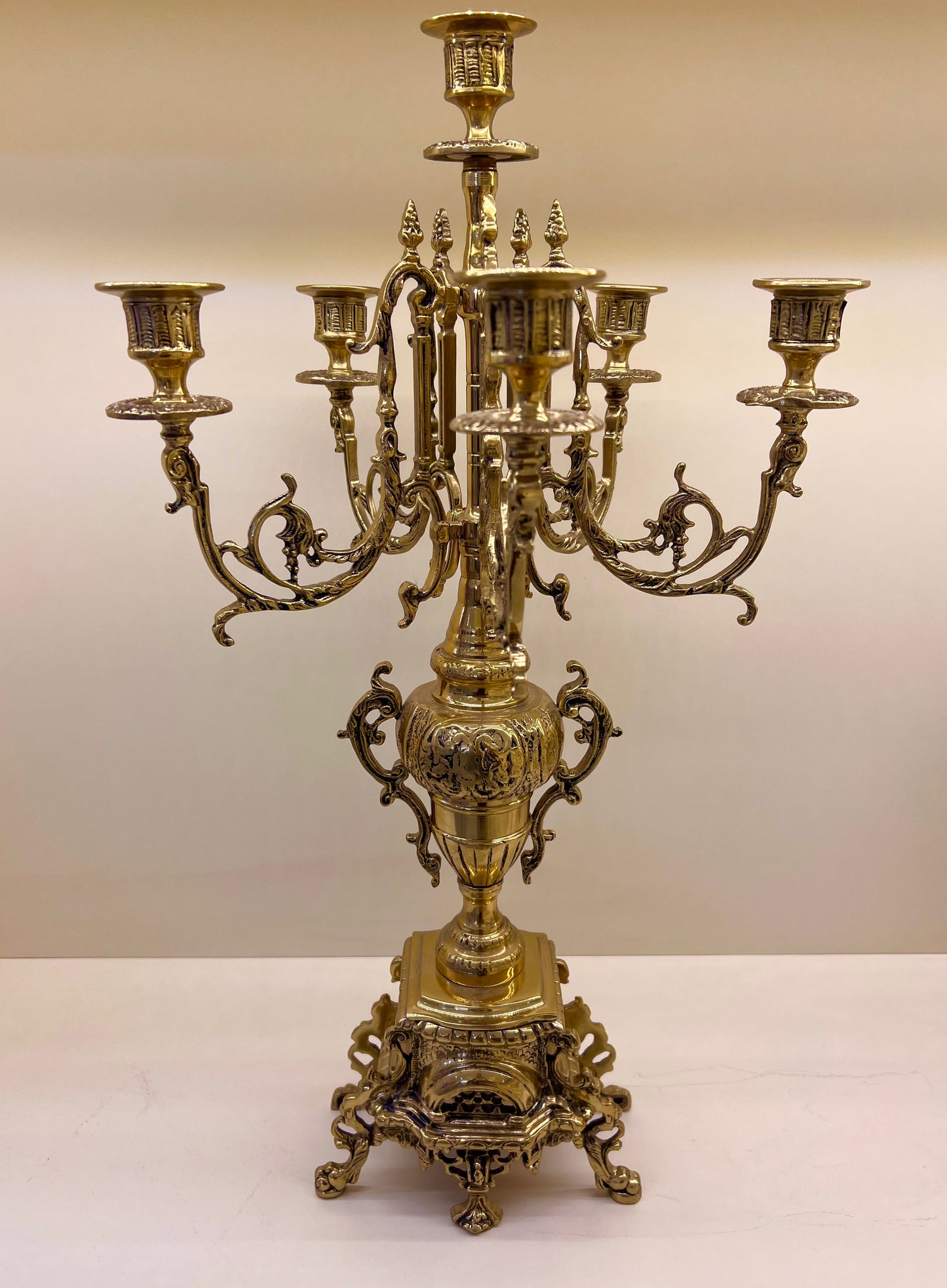 Pair candelabrum Manrique