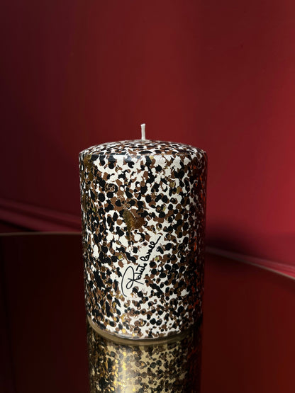 Cavalli cilindric candle H 14cm