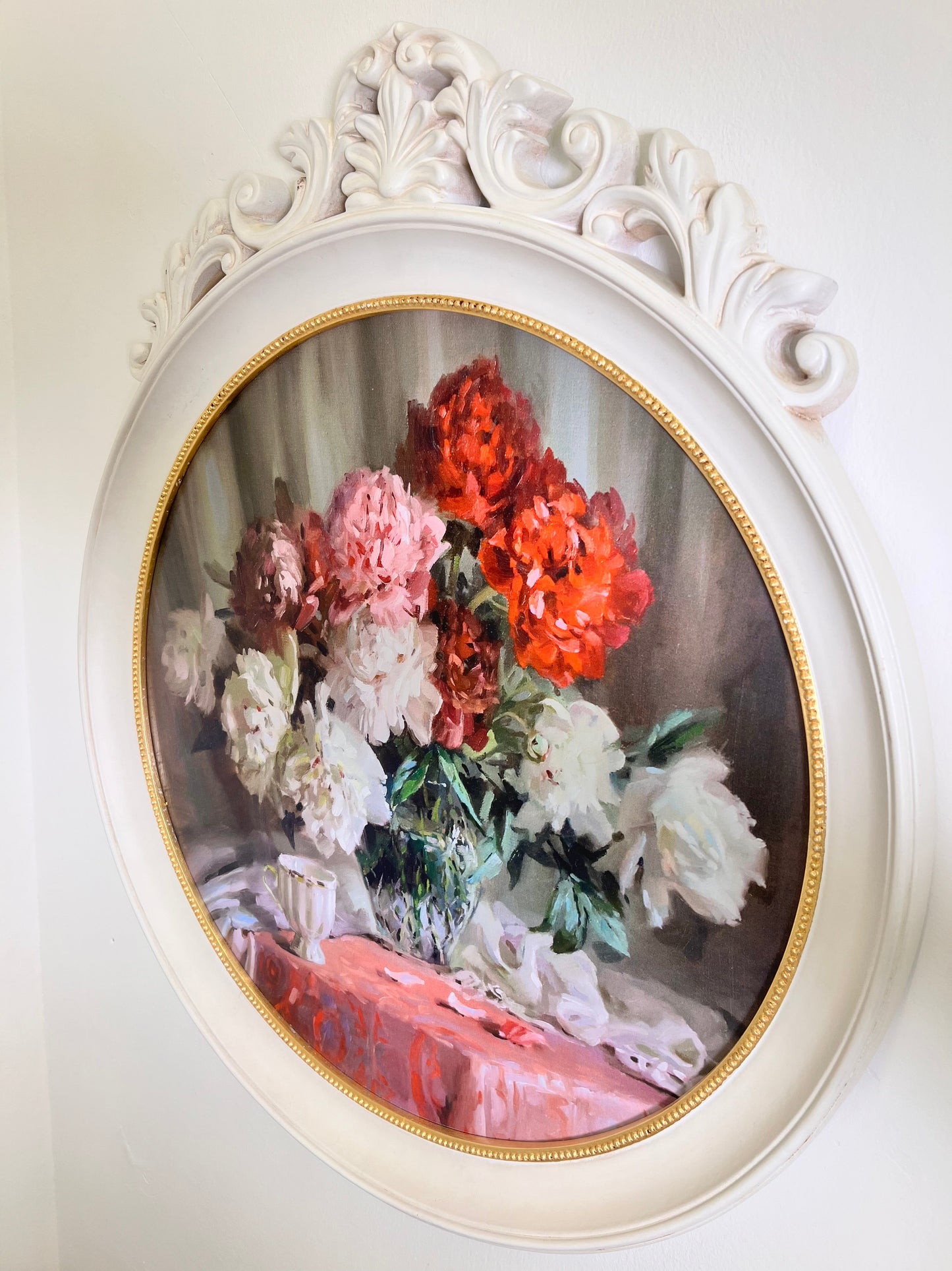 White frame ''Flowers''