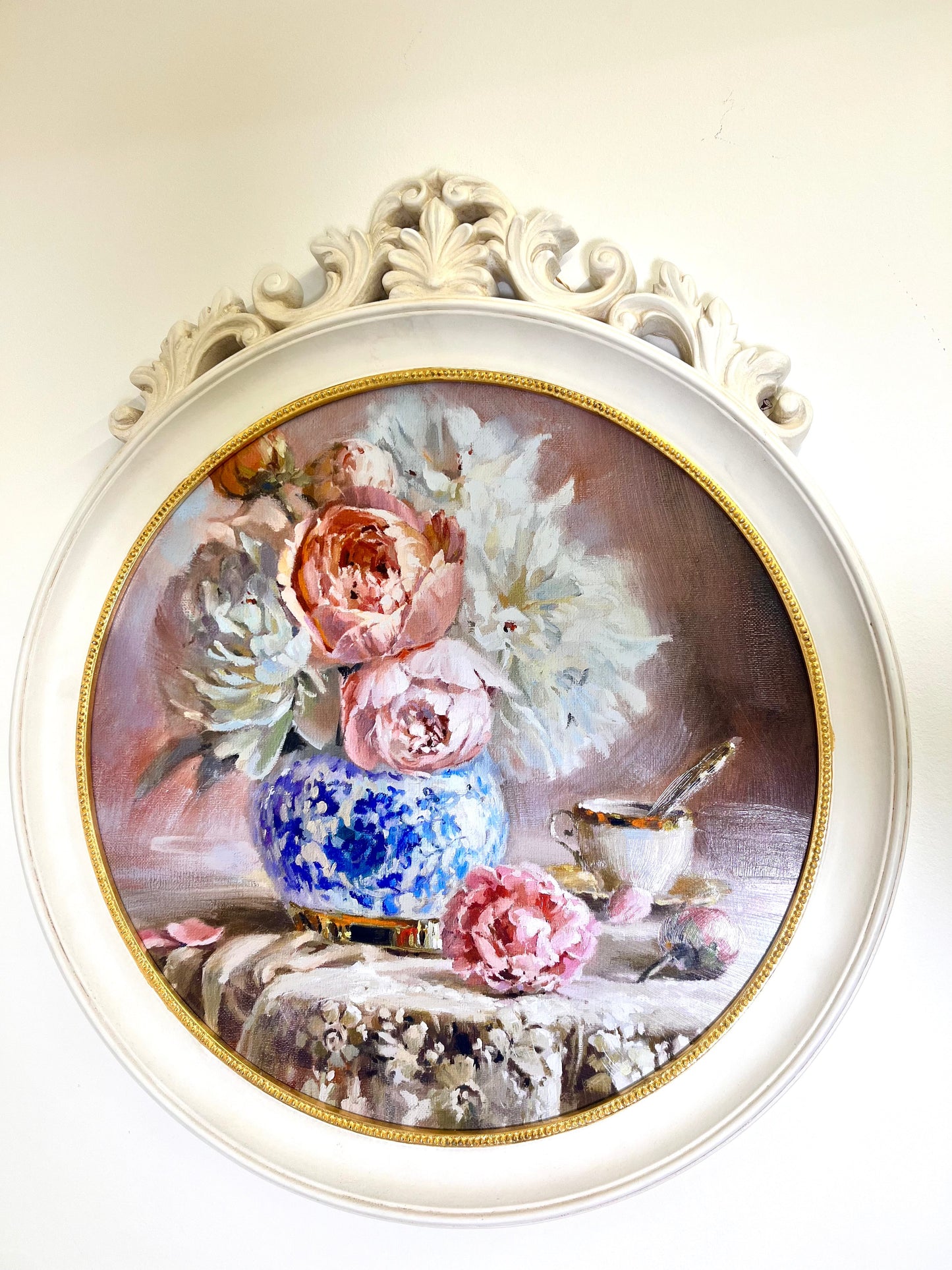 White frame ''Flowers''