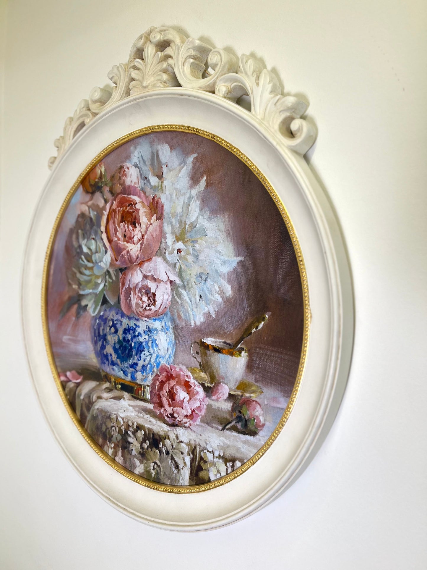 White frame ''Flowers''