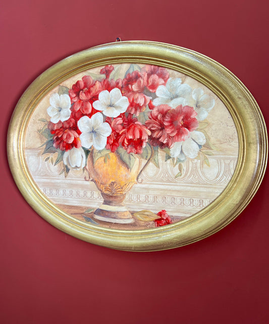 Frame duo '' Vase with flowers''