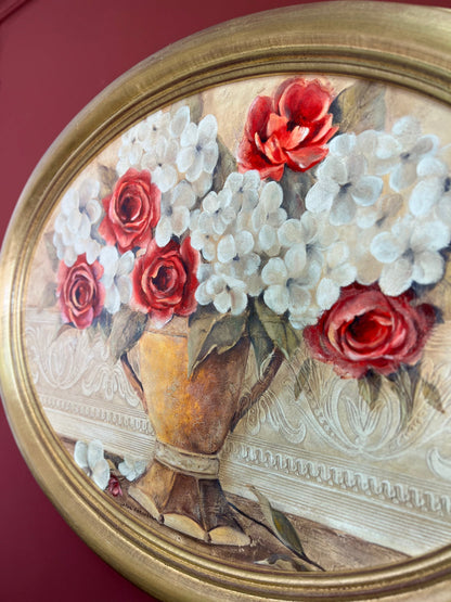 Frame duo '' Vase with flowers''
