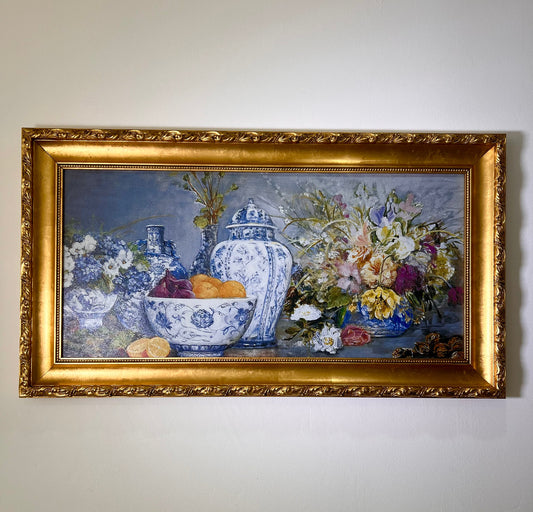 Frame ''Oranges and flowers''