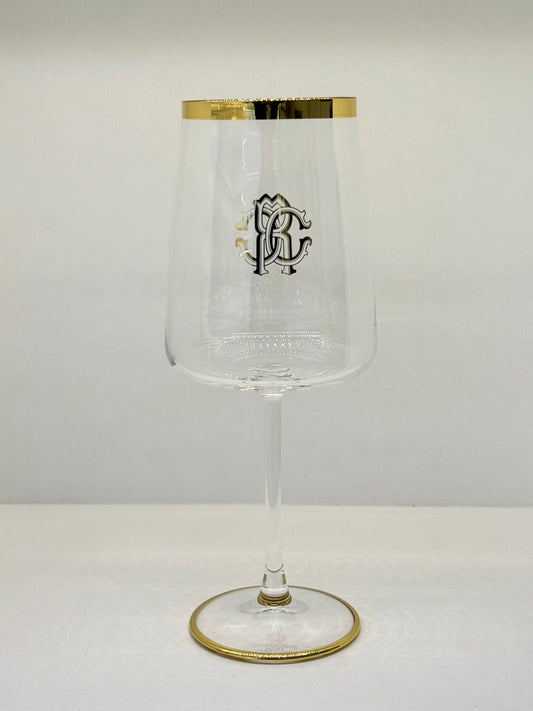 Water Goblet – New Monogram Gold